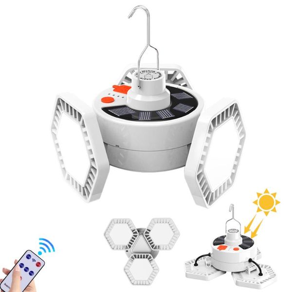 

portable lanterns camping lantern solar led light outdoor tent emergency rechargeable power bank