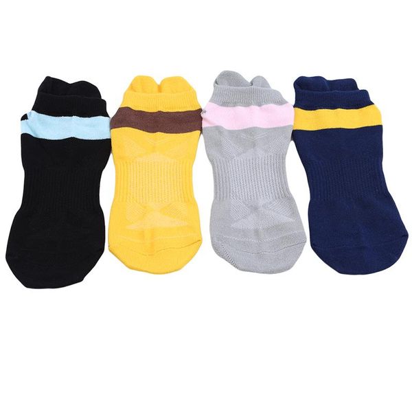 

sports socks yoga silicone non-slip female fitness comfortable sock seamless busports, Black