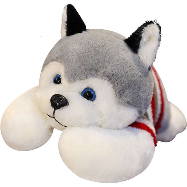 

girl husky plush teddy bear sping pillow boy bed cute small chai dog doll