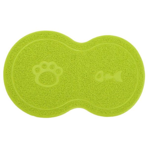 

pet dog puppy cat feeding mat pad cute pvc bed dish bowl water feed placemat wipe clean pet supplies