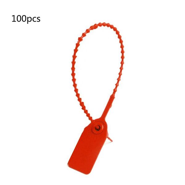 

clothing & wardrobe storage 100pcs disposable plastic pull-tite security seals signage numbered self locks