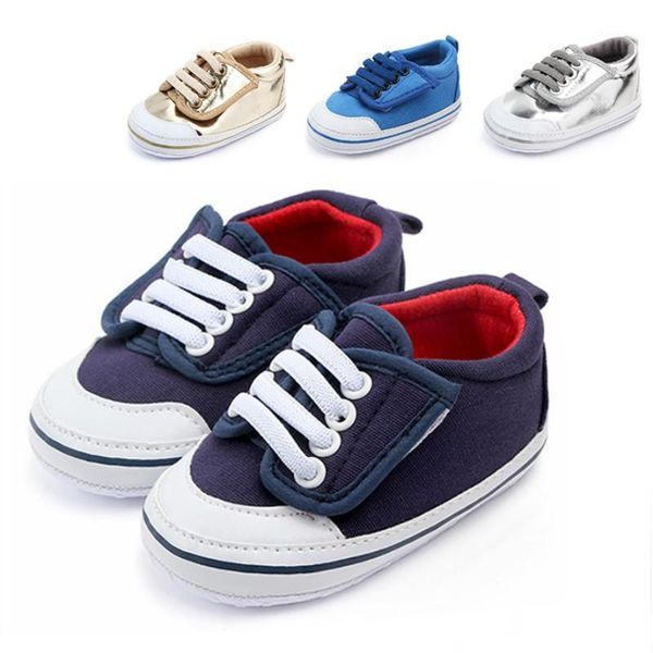 

first walkers born baby boys girls shoes soft sole prewalker boy canvas shoe infant toddler sneaker for 0-18m walker a0051