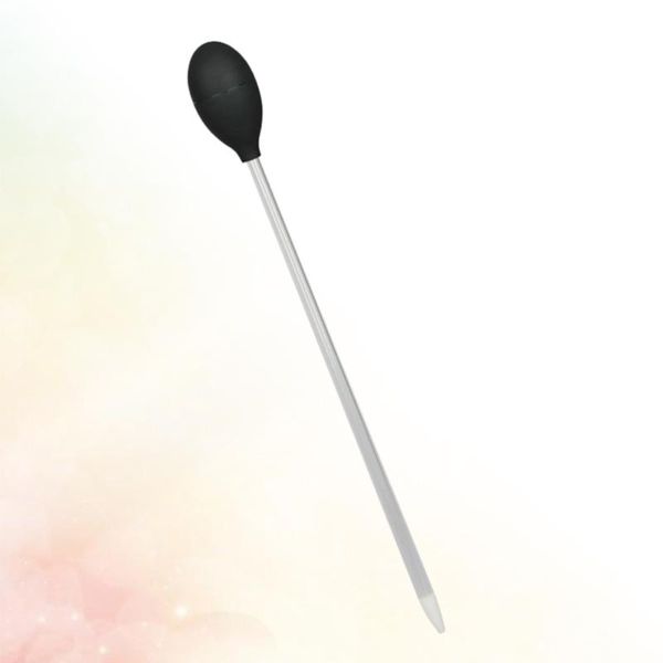 

decorations fish tank water changer aquarium pipette feeder cleaner transfer tool feeding tools (black with a 30cm long coral
