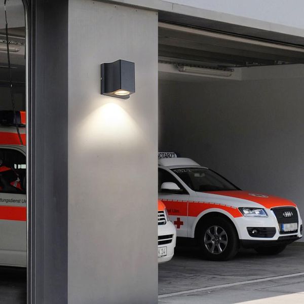 

outdoor lighting 7w led wall sconce light fixture surface mounted lamp walkway