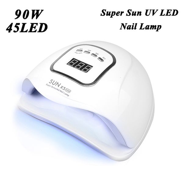 

high power new led manicure dryer 45 pcs leds professional lamp with lcd display for fast curing all nail gel