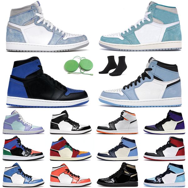 

excellent retro black royal 1 men women basketball shoes 1s university blue turbo green shattered backboard twist outdoor mens trainer sport