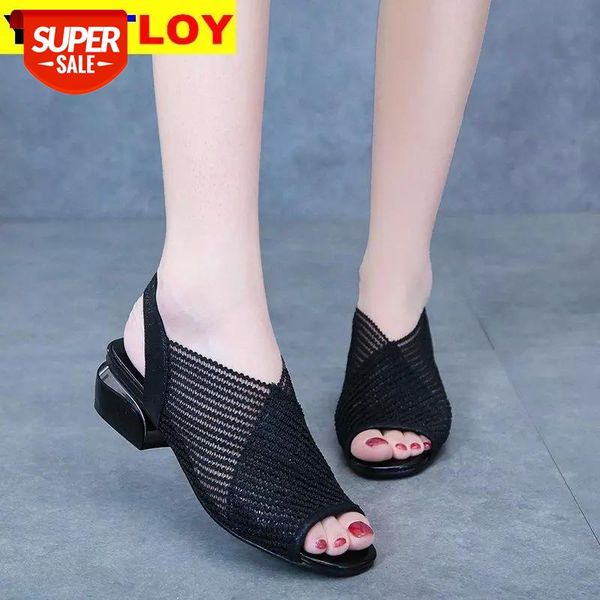 

women crystal lace sandals woman high heels peep toe mesh zip female shoes classics solid platform sandals ladies party shoes #ob6v, Black