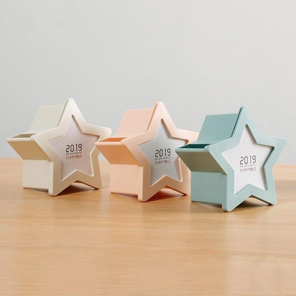 

storage boxes & bins cute multi-function stationery box pen holder table calendars deskdecoration sundries container home organizer