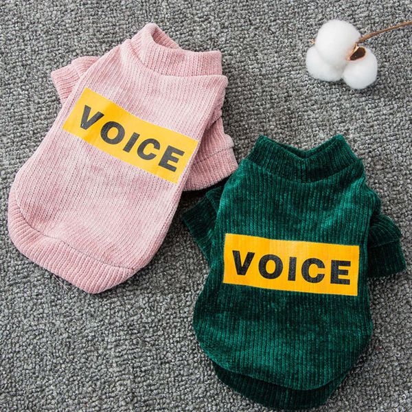 

new product in 2019 autumn winter sweater soft small dog cat pet clothing