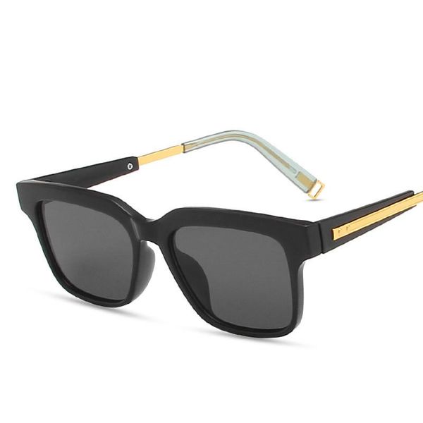 

sunglasses 2021 european and american square box trend personality retro tide fashion anti-uv glasses, White;black