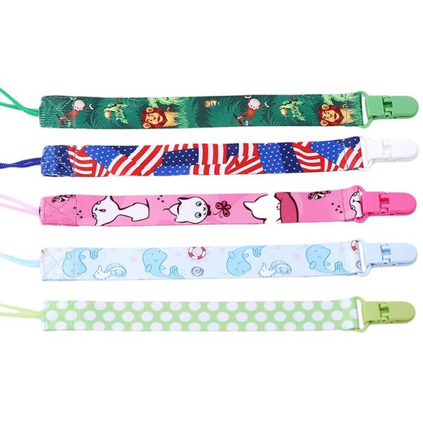 

baby pacifier clip chain infant feeding print soother chain chupetas nursing nipple holder dummy pacifier clips soother holder
