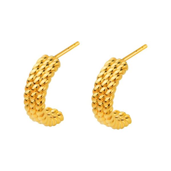 

stud zhixi real 18k gold earrings pure au750 yellow 5d trendy ball fine jewelry luxury party for women girl gift, Golden;silver