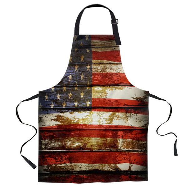 

aprons american flag wooden for women men kid cooking baking apron kitchen utility equipment accessories