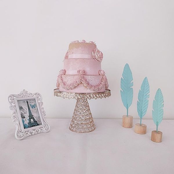 

other bakeware 1pcs crystal base style mirror cupcake decorations dessert pedestal wedding party display tray cake stand