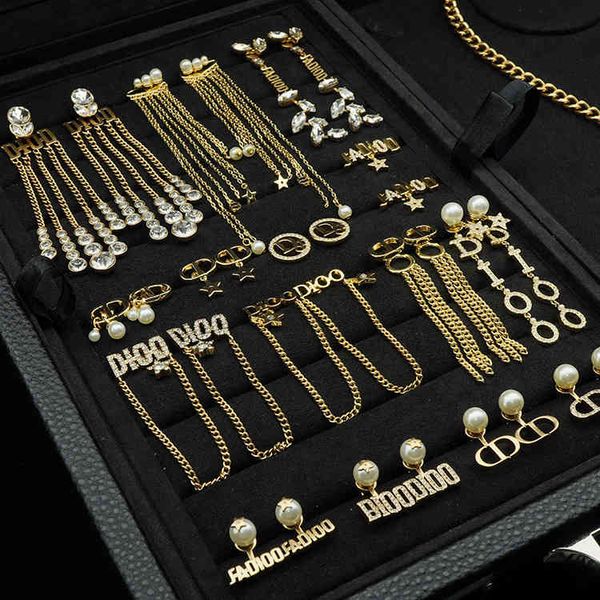 

tiktok / 21 cd ear stud net red fashion horse eye tassel live sound, Golden