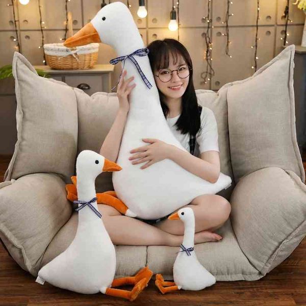 

ins nordic denmark net red cute big white goose refueling duck baby sleeping with plush doll
