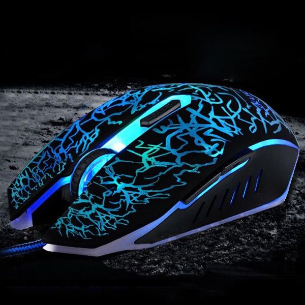 

mice usb mouse 4000 dpi led optical wired gaming professional computer gamer for pc notebook laptop