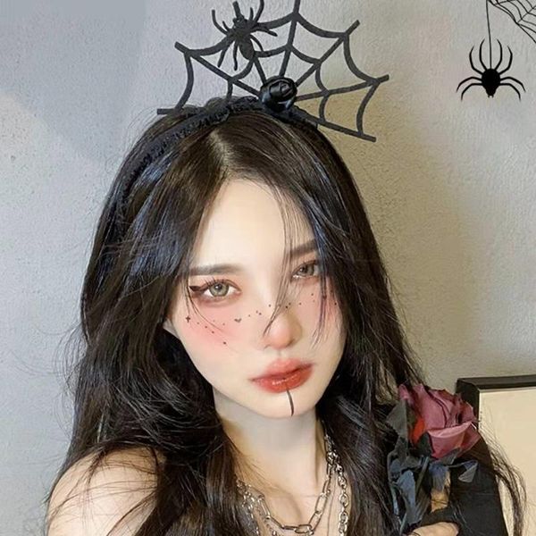 

hair clips & barrettes gothic black spider headwear for women halloween cosplay headband sweet easter party jewelry accessories gifts, Golden;silver