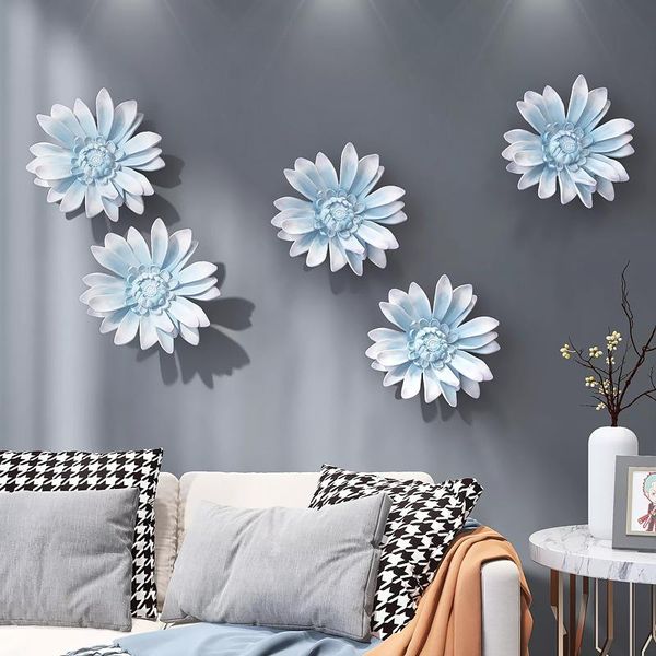 

decorative objects & figurines the living room wall decoration hanging piece model light luxury porch 3d creative flowers dream catcher