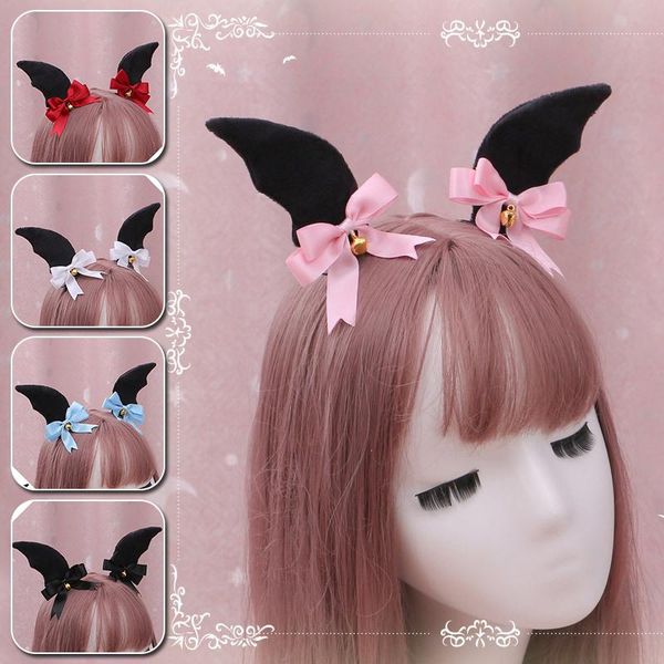 

other event & party supplies halloween cute plush bow hairpins with bell girl sweet cosplay hair clips horns ears barrettes costume accessor