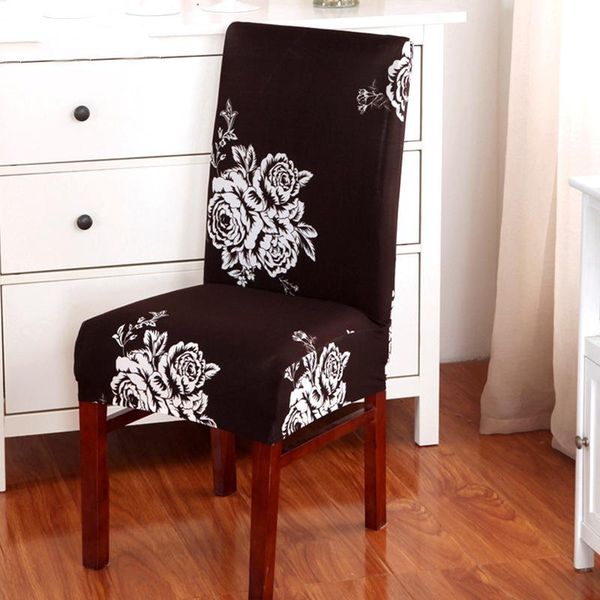 

chair covers spandex printed stretch elastic universal cover slipcovers for dining room wedding banquet el decoration