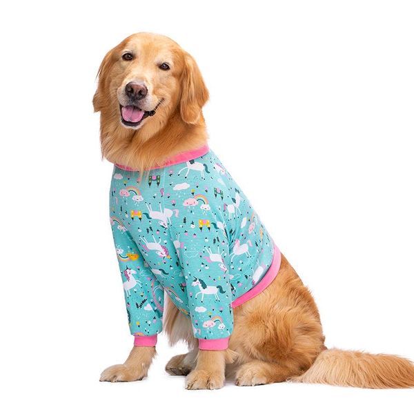 

dog apparel large clothes thin section medium and elbow pads golden retriever two-legged clothing