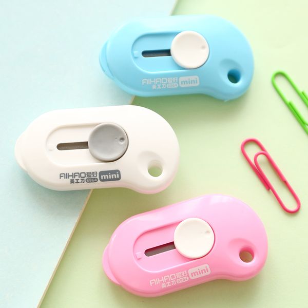 

1 pc beautiful effects color mini portable mesh cutting paper shearing