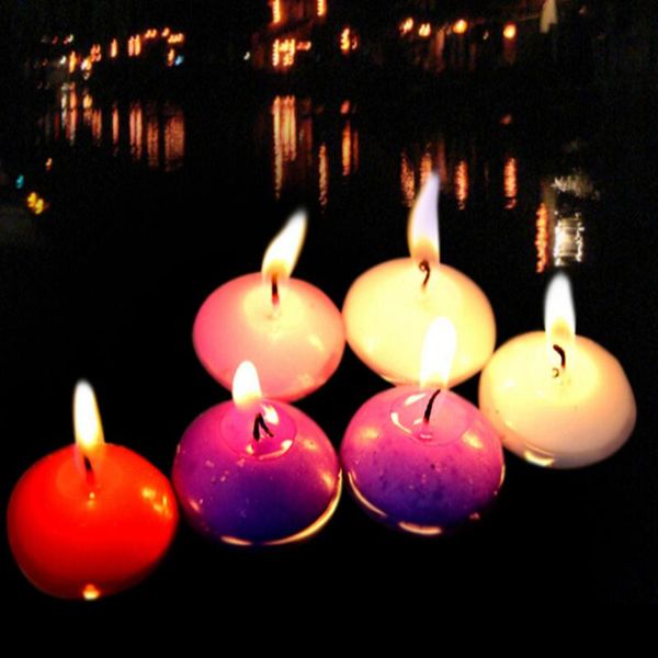 

10pcs/ set batch scented candles floating candles wax romantic wedding birthday party decoration creative christmas gift velas