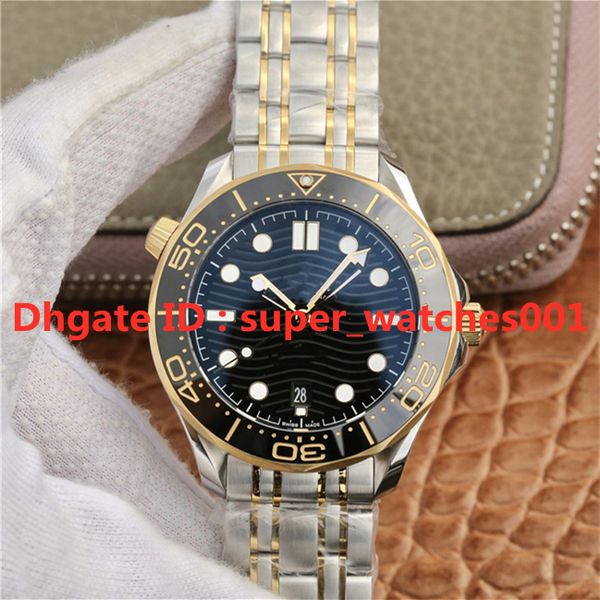 

om 42mm mechanical watches mens watches 8800 automatic mechanical movement fine steel case fine steel strap wristwatches, Slivery;brown