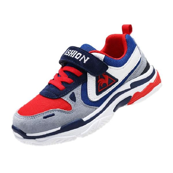 

sneakers childrens shoes for boys girls running and sport spring kids casual children's school breathable, Black;red