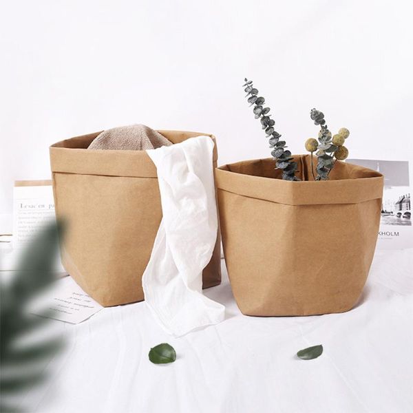 

washable kraft paper bag kitchen organizer washable kraft paper bag mini succulents flower pot cover flowerpot