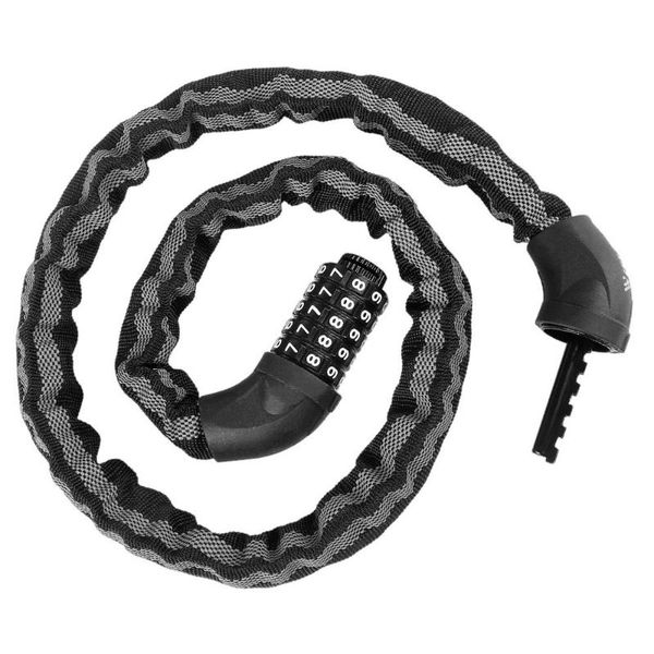 

bike locks 1pc chain lock resettable 5-digit number cable