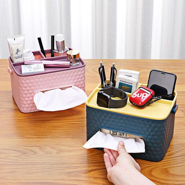 

tissue boxes & napkins deskstorage box multifunctional napkin holder remote control sundries cosmetic home office organizer