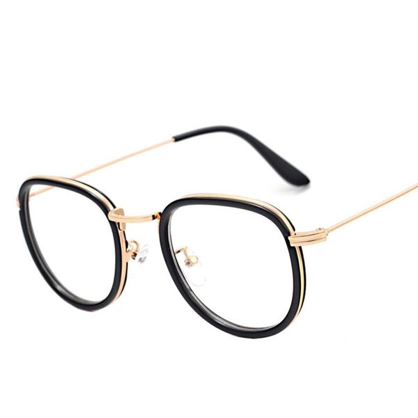 Occhiali da sole Preppy Chic Occhiali retrò Uomo Donna Vintage Miopia Occhiali da vista Cornice Lenti semplici Occhiali Oculos De Grau Femininos