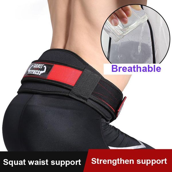 

waist support adjustable fitness weight lifting belt barbell dumbbell training back weightlifting gym squat powerlifting, Black;gray