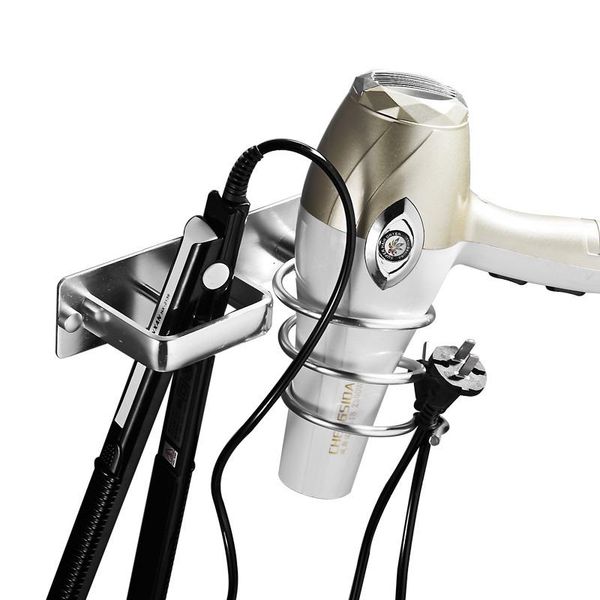 

bathroom shelves punch hair dryer rack wall mount toilet storage salon tube bracket