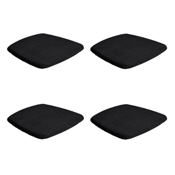 

chair covers 4pcs washable office multifunctional home decor dining room soft seat cover high stretch wedding banquet party removable