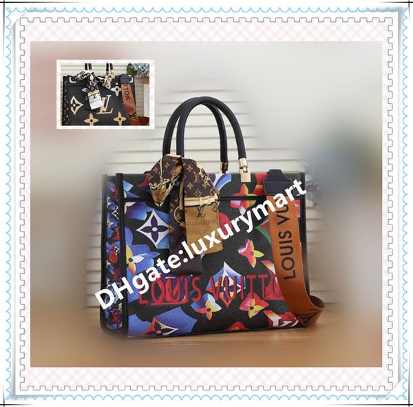 

with scarf luxury brand louisbags_18 women designer bags crossbody handbag handbags wallet backpack travel messenger bag tote gglv&#13, Red;black