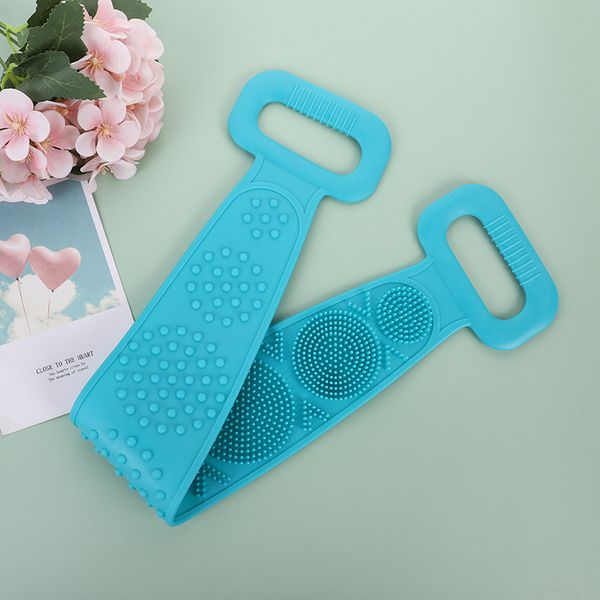 

magic silicone brushes bath towels rubbing back mud peeling body massage shower extended scrubber skin clean shower brushes