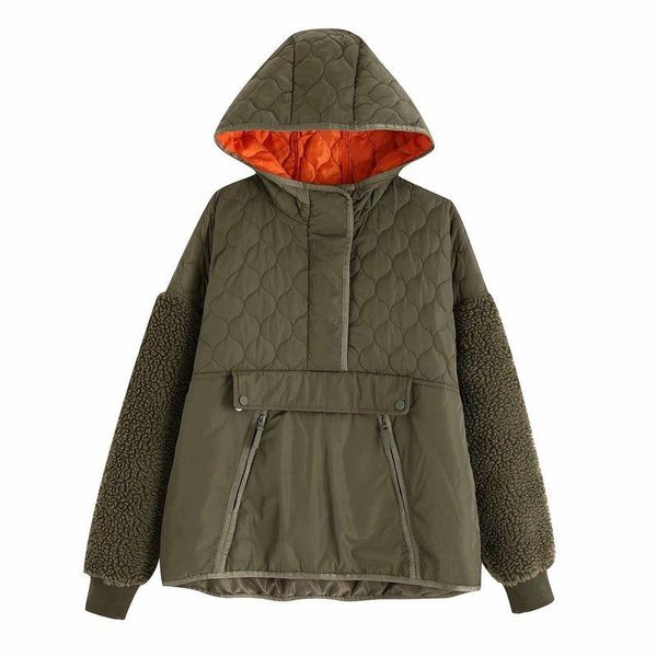 

women's jackets bb105-9654 european and american fashion fleece jacket sleeves, Black;brown