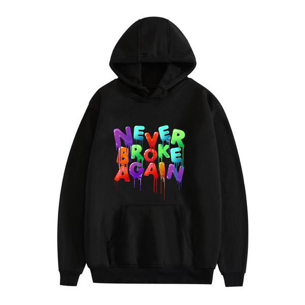 

men's hoodies & sweatshirts rapper youngboy never broke again men harajuku sweatshirt women streetwear clothes korean hooded pullover c, Black