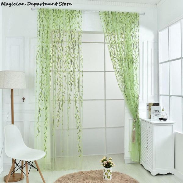 

decorative flowers & wreaths sheer voile curtains rod pocket slot net wicker pattern window curtain inns po background wall home decorat