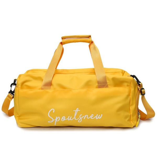 

fitness training dry wet separation shoes bags letter outdoor sports gym duffle luggage bag package yoga handbag travel