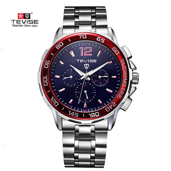 

tag men watches tevis automatic self-wind mechanical tourbillonstainless steel luxury hombre, Slivery;brown