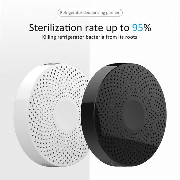 

kbaybo mini purifier refrigerator deodorizer portable ozone air purifier fresh deodorizer 500mah battery small air