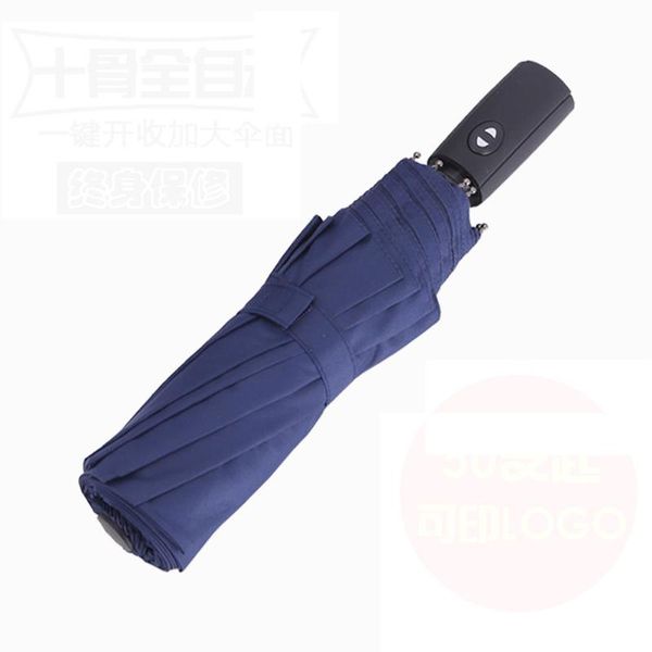 

umbrellas 105cm sunny and rainy umbrella 10 bones fully automatic increase male 3 folding business big