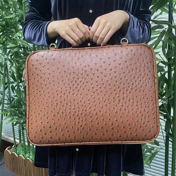 

designer bags 2021 new computer bags for women luxury crocodile briefcase business travel leather men lapbag for 15 inch