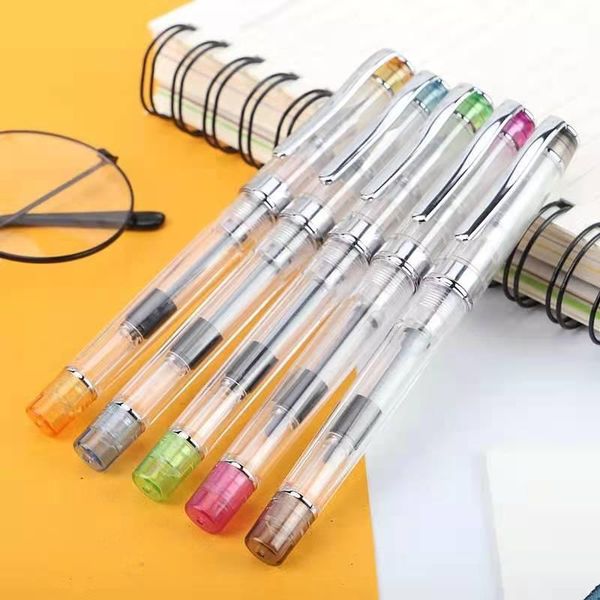 

wing sung 3003 fountain pen plastic ink pen f nib converter filler business stationery office school supplies writing gift