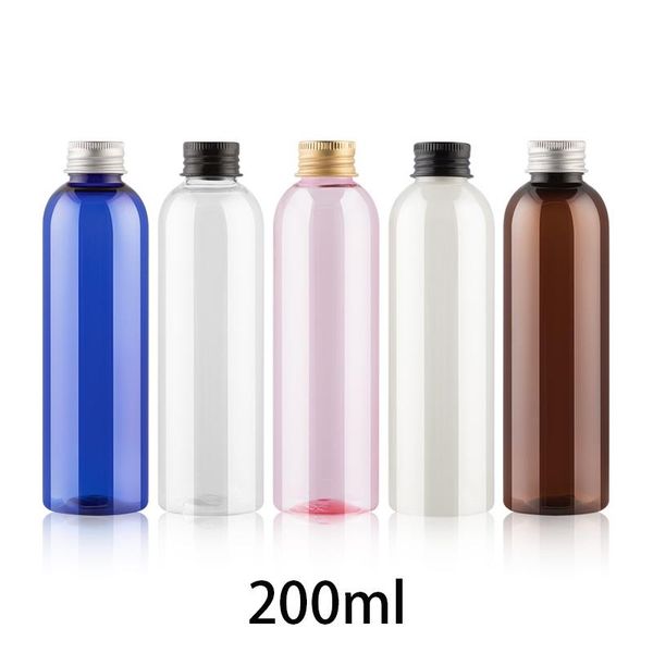 

storage bottles & jars 20pcs 200ml plastic water bottle empty cosmetic container makeup face toners lotion cream shower gel shampoo travel p
