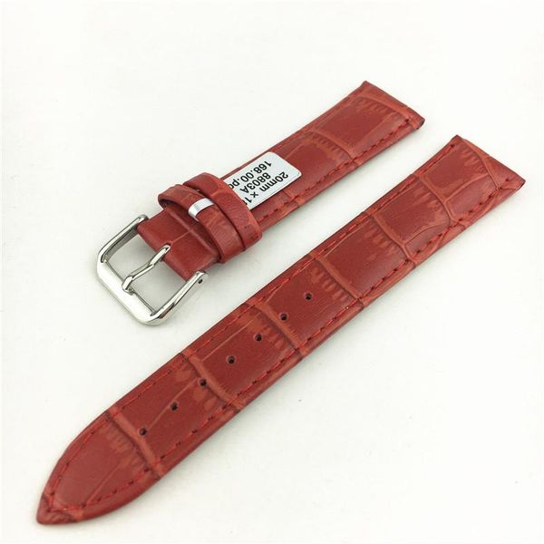 

watch bands genuine leather strap for men women 12 13 14 16 18 20 22 24mm watchband fashion quartz accessories, Black;brown